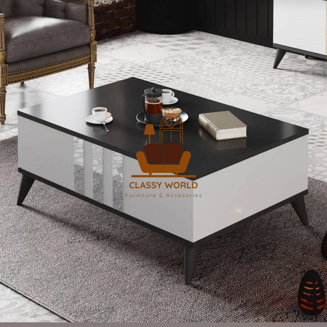 Leraene Coffee Table With Overhead Doors